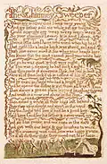 Songs of Innocence, copy B, 1789 (Library of Congress) object 16 The Chimney Sweeper