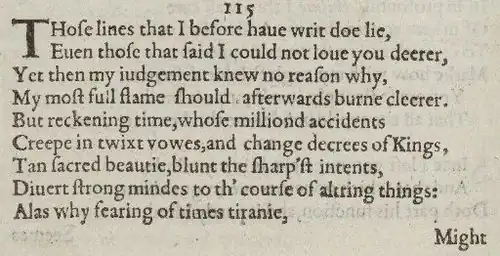 Detail of old-spelling text