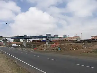 Viaduct in Spartan in September 2008