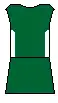 A green skirted uniform