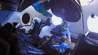 Entering Crew Dragon