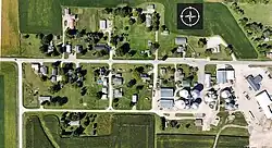 An aerial photograph of Sperry