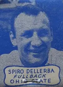 Spiro Dellerba headshot on a matchbook from the early 1940s