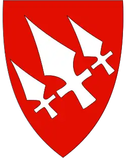 Coat of arms of Spydeberg Municipality (1978-2019)