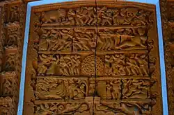 Terracotta panel in Sridharjiu temple