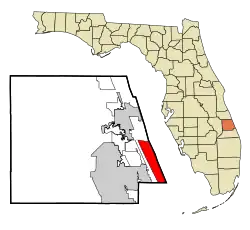 Location in St. Lucie County and the state of Florida