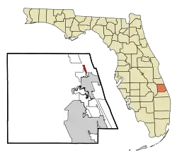 Location in St. Lucie County and the state of Florida