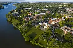 Aerial view of St. Norbert College