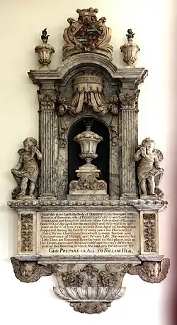 Dowager Lady Capell memorial