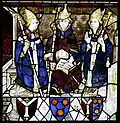 St&nbsp;Eleutherius, St&nbsp;Pirrannus and an unidentified Archbishop-Saint