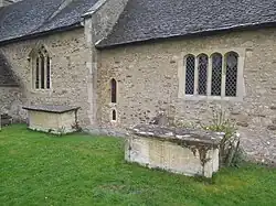 Two chest tombs at St Lawrence's Church, North Hinksey