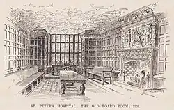 St Peter's Hospital, Old Board Room, 1908