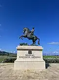 Statue of General Gregorio Luperón near the fort