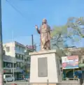 Statue of Rani Rashmoni near her birthplace, Bagmore, Halishahar, North 24 Parganas.