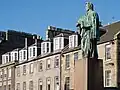 Statue of Thomas Chalmers, at the intersection of George Street and Castle Street