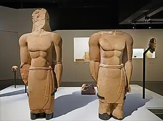 Two colossal statues from the sanctuary of Dadān/al-Khuraybah, possibly figurative representations of Lihyanite kings