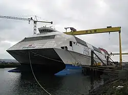 Laid up in Belfast, April 2007.