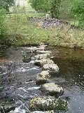 Stepping stones, River Doe between Dale House and Twistleton Dale House
