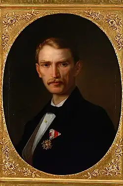 Portrait of Milan Đ. Milićević, National Museum of Serbia, 1866