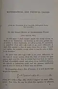 First page of Volume I of Mathematical and Physical Papers (1880)