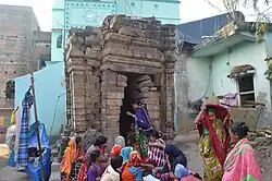 Stone deul at Ambikanagar