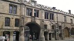 Stonebow and Guildhall, with Mayor's Parlour to left