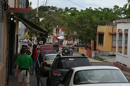 Street in Isabel II barrio-pueblo