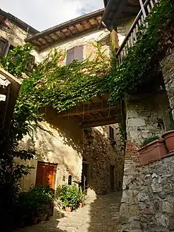 One of the entrances to the village