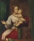 The Madonna of the Cherries, version previously attributed to Metsys and sold 9 July 2015 for £254,500[5]