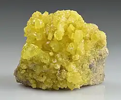 Image 57Sulfur, by Iifar (from Wikipedia:Featured pictures/Sciences/Geology)