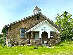 A church in Summit, May 2025