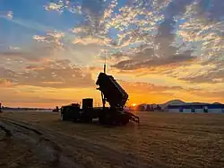 U.S. MIM-104 Patriot SAM system deployed near Sliač
