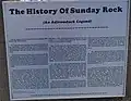 History of Sunday Rock