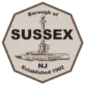 Official seal of Sussex, New Jersey