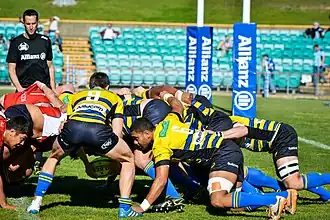 Sydney Stars scrum down