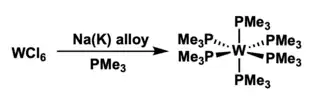 Synthesis of W(PMe3)6.