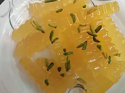 Butternut Pumpkin jam or murabba in Tabriz, Iranian Azerbaijan