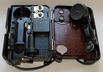 Russian TA-57 field telephone