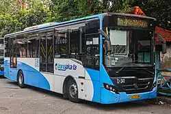 Transjakarta Mercedes Benz with Laksana Cityline 2