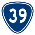 Provincial Highway 39 shield}}