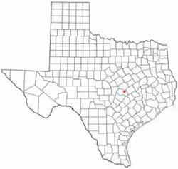Location of Granger, Texas