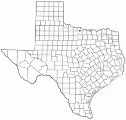 Location of Henrietta, Texas
