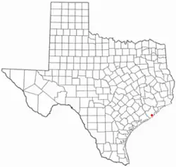 Location of Oyster Creek, Texas