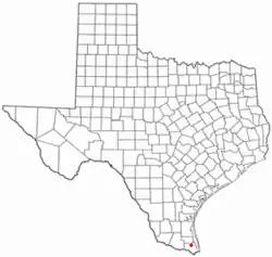 Location of Rio Hondo, Texas