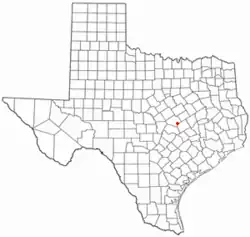 Location of Rogers, Texas