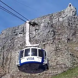The rotating Table Mountain Aerial Cableway is designed to give passengers a 360° view.