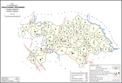 Map showing Tadiyawan (#169) in Tadiyawan CD block
