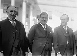 Chief Justice and Former U.S. President William Taft, Mexican President Plutarco Elías Calles, and U.S. President Calvin Coolidge at the White House, 1924.