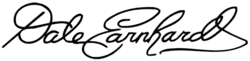 Dale Earnhardt signature