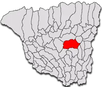 Location in Gorj County